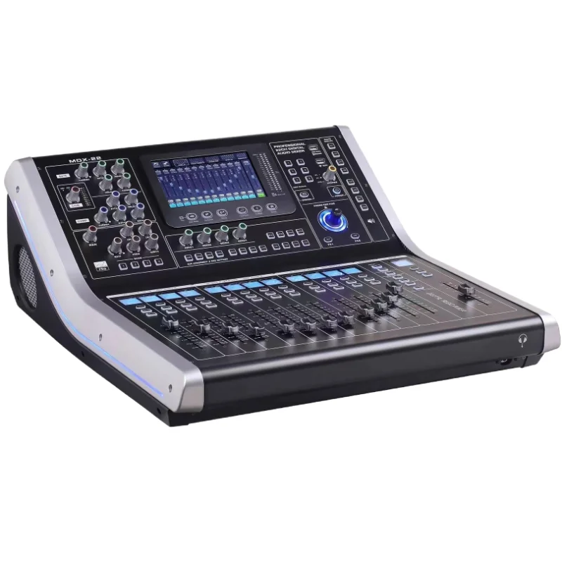 Звуковой процессор цифровой аудио микшер 22 канала wifi bluetooth TFT конденсатор сенсорный экран Цифровая микшерная консоль mdx22