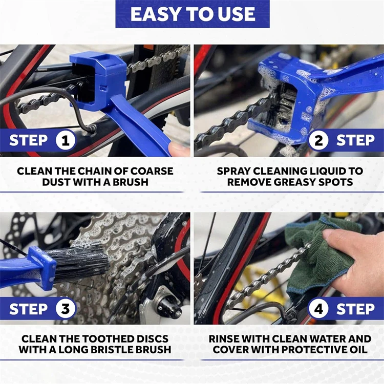 Wholesale Bike Chain Cleaner Washer Bicycle Motorcycle Chain Cleaning Brush Tool