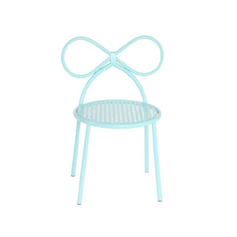 Детское кресло INS с железным бантом, детское кресло для домашнего кабинета, детское кресло, мебель