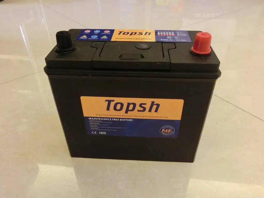 
DURABLE STRONG COLD CRANKING AMPERE HIGH POWER BATTERY DISTRIBUTED PRICE 46B24LMF / NS60LMF 12V45AH JAPANESE CARS BATTERY 