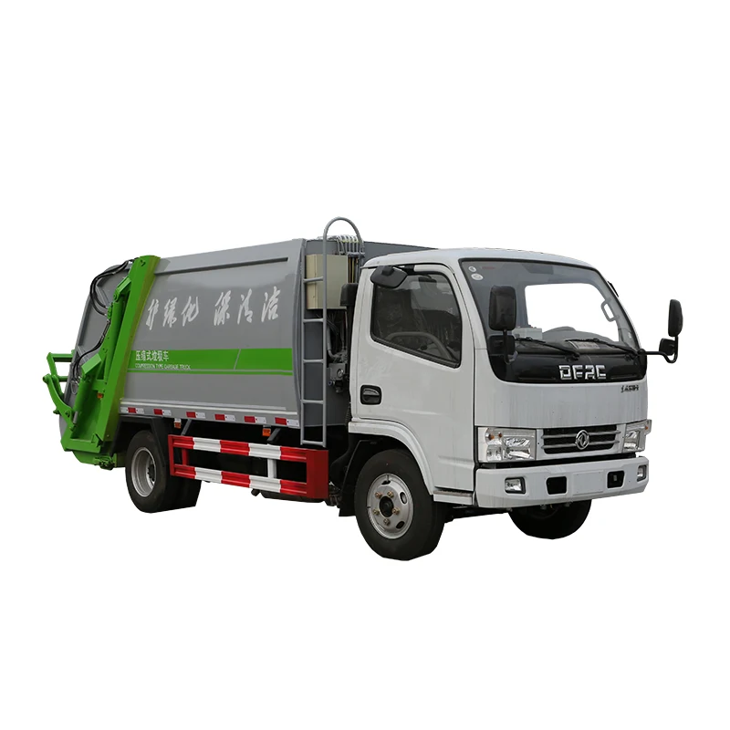 2024 Hot Selling 4x2 Left Hand/Right Hand Drive Garbage Truck Compactor Vehicle Back Loader with Lifter Electric Garbage Truck
