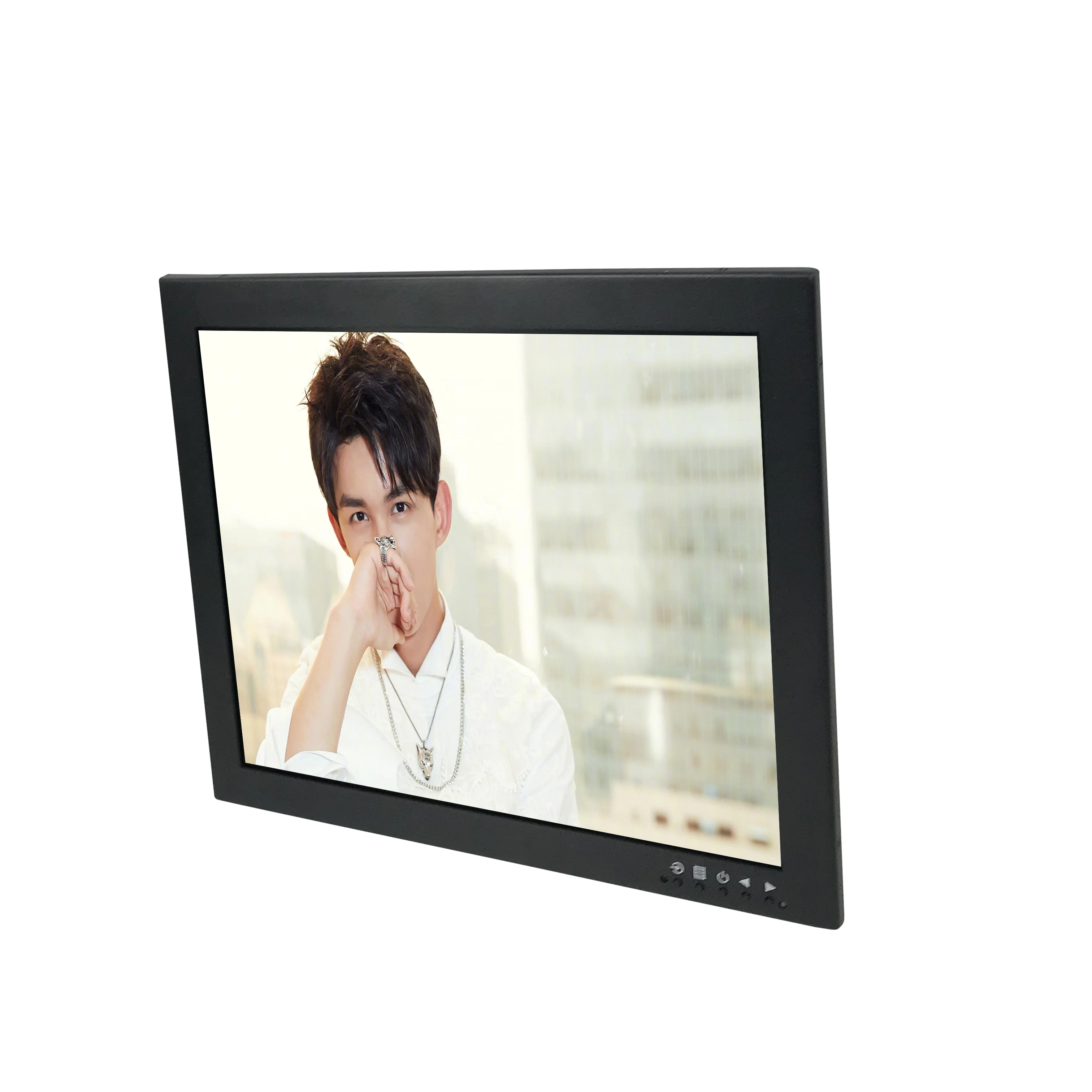 17 дюймов высокая яркость зеркального отображения с ЖК-дисплеем для контроля уровня сахара в крови с алюминиевым корпусом