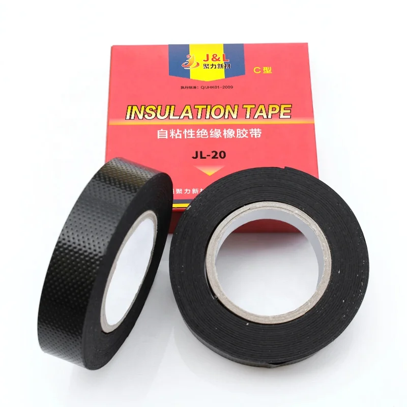 High voltage self adhesive double sided customer request black 10kv rubber butyl tape