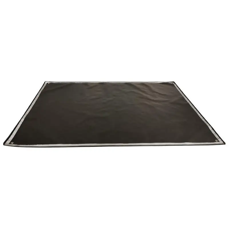 90*90 150*170 Under Fire Pit 3 Layers Double Sided Pad Reflective Edges Fire Proof  Charcoal Grill Deck Patio Fire Pit Mat