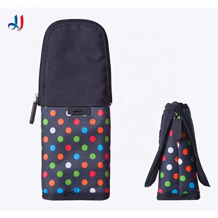 Kawaii  Canvas Large Capacity Desk Organizer Storage Boy Girl Pencil Bags Kids Pen School Stationery Cases