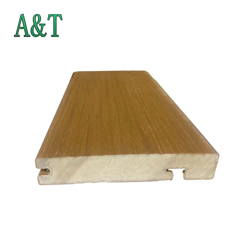 Boat Deck Flooring Pvc Environmentally Friendly Non-toxic Pvc Exterior Deck Planking Hollow Tongue and Groove Composite Decking