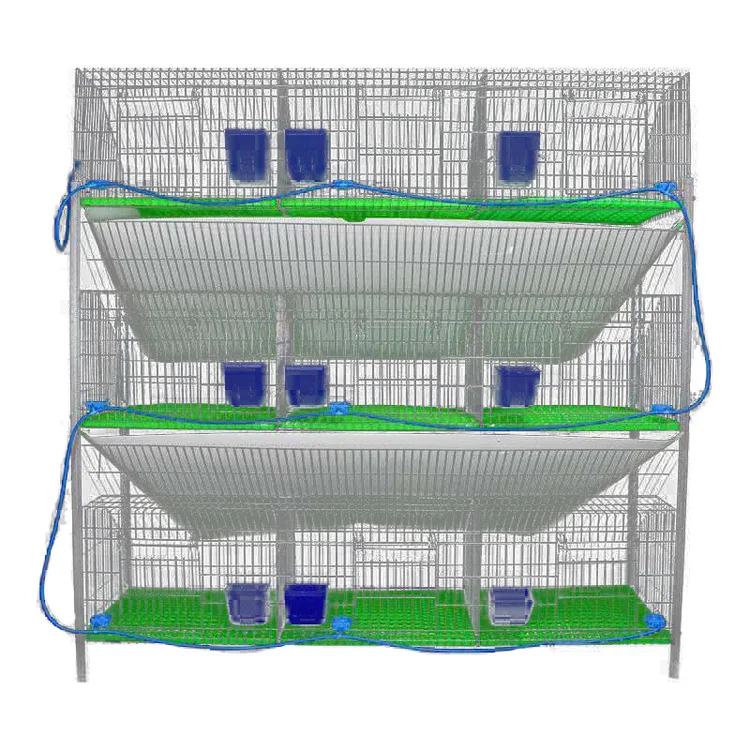 Large Size Capacity  Factory sale commercial rabbit breeding cages