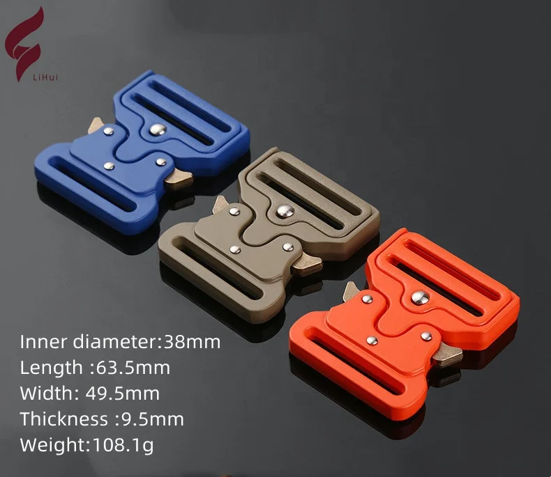 Lihui Hot Sale Leather Dog Collar Accessories Various Color Shoe Buckle Metal Men Buckles For Luggage Bags