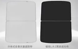 Summer interior accessories Car top Grass Roof Sunshade Double-layer Uv Blocker for Tesla Model Y/3