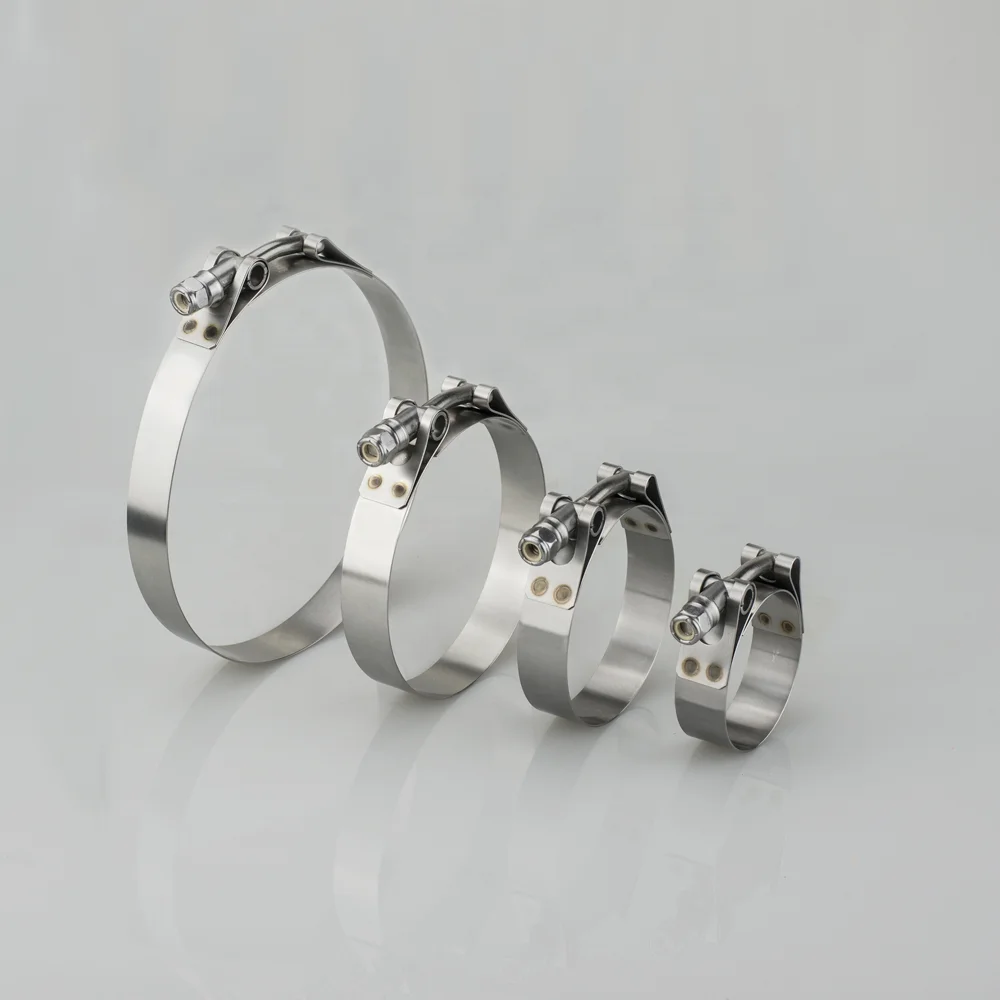 Turbo Charger Piping Kit with FMIC Intercooler T-Bolt Exhaust Clamp Coupler 304 Stainless Steel Hose Clamp Steel Material