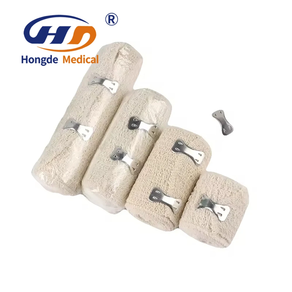 AJMED Manufacturer Hot Sale Spandex Cotton Crepe Elastic Bandage  5/7.5/10 cm