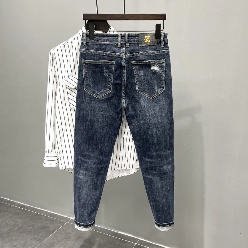 loose fit jeans  high street jeans denim men men jean custom clothes man