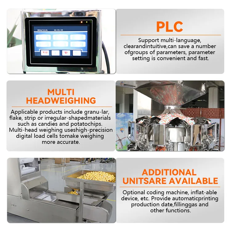 10g 20g 30g 40g 50gPowder Filling Machine Powder Weighing Filling Packing Machine For Pepper Spice Powder