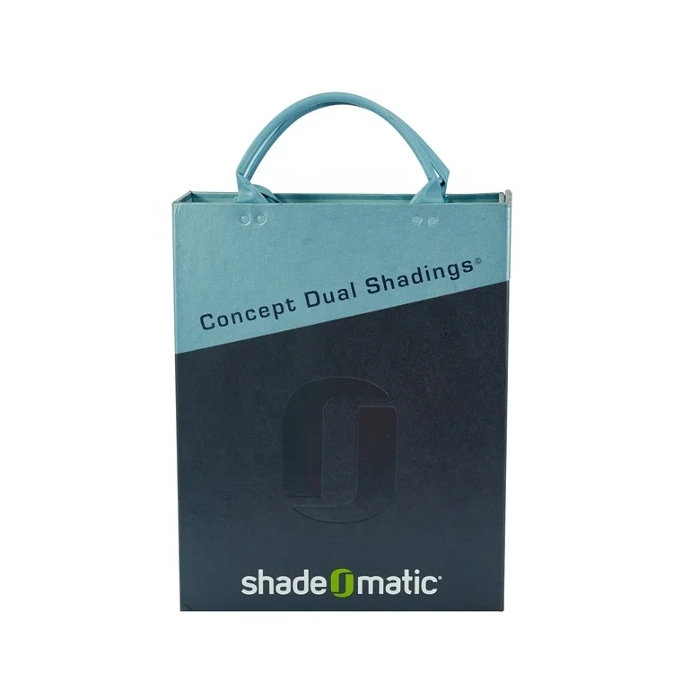 factory custom fabric detachable color card with binder dual shade swatch sample book