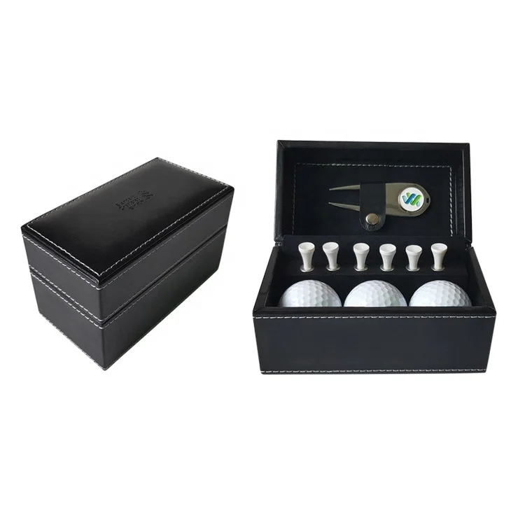 Cheap Price Custom Logo Unique Golf Ball Gift Set Box Golf Gift Suit