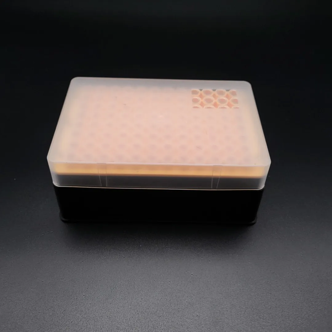 96 Wells 50UL Sterile Plastic Clear Low Adsorption Automation Perkin Elmer Filter Pipette Tip with Rack