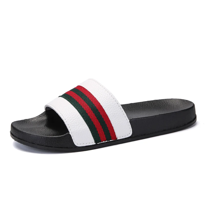 HN4304   Wholesale lovers slippers casual Korean version of a flop cross border hot style leather drag outdoor slippers