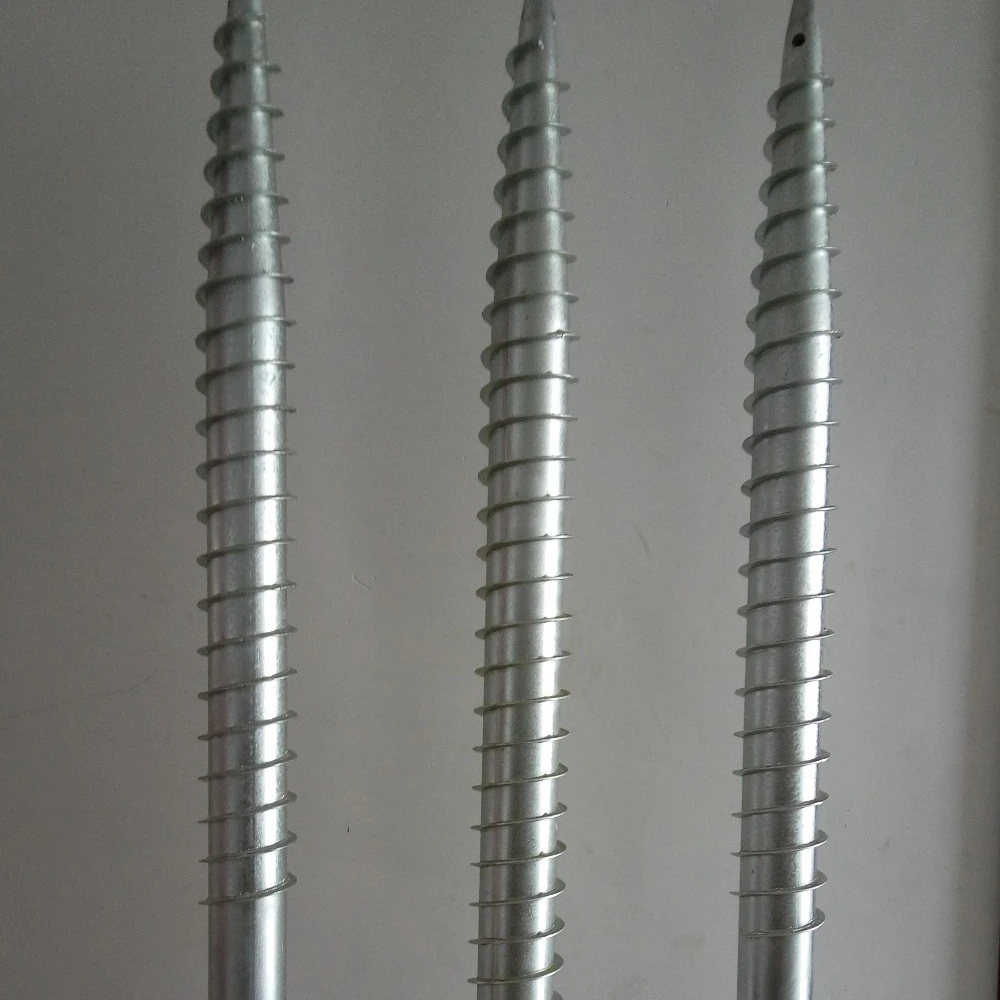 Горячеоцинкованный заземляющий винтовой анкер