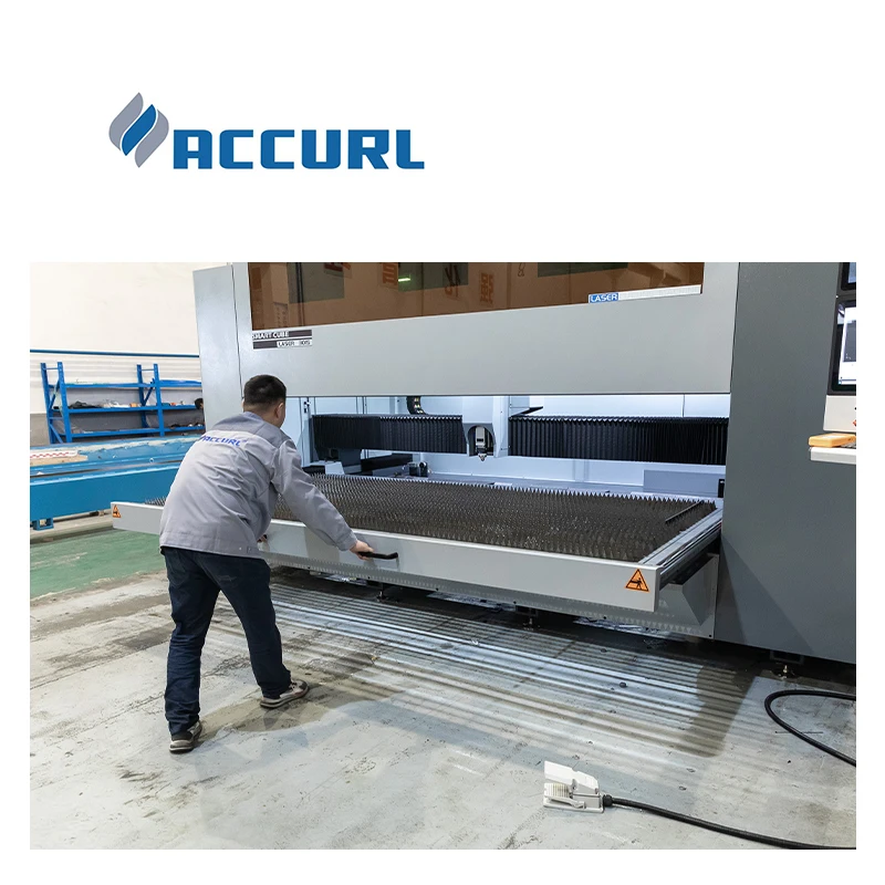ACCURL brand Smart 3015fiber laser cutting machine big workbench stable efficient steady top quality IPG best seller hot sale
