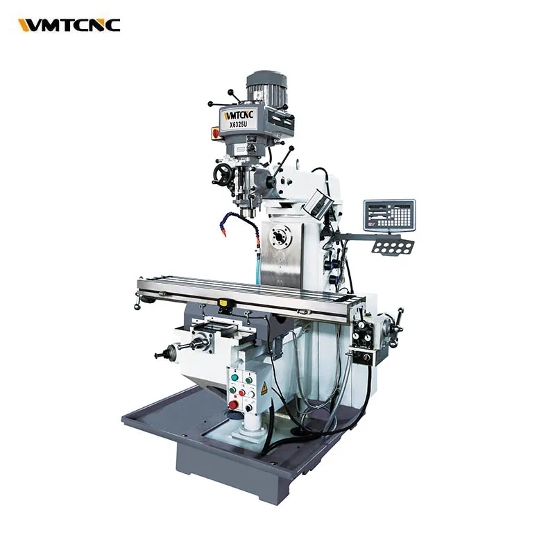 High precision X6325U manual table vertical milling machine with universal dividing head