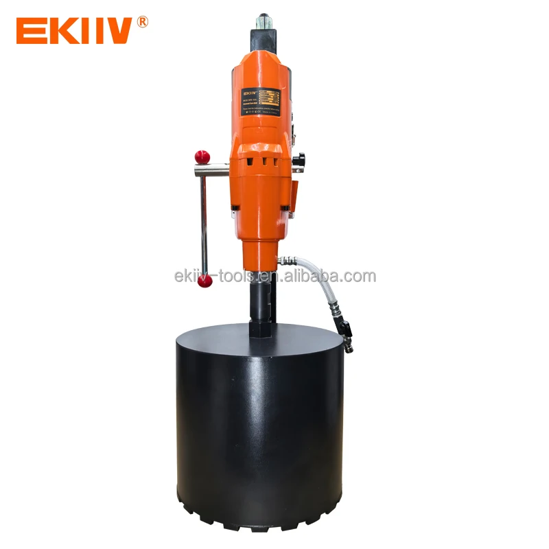 OEM wholesale 305MM 110v precision Diamond Core Drill High-torque concrete Single Speed Core Drill machine With angle stand