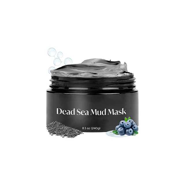 Deep Cleansing Skin Hyaluronic Acid Dead Sea Face Body Care Sheet Mud Mask For Women And Men