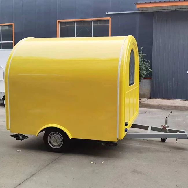 Fast Food Trailer Food Van Food Vending Machine Du Riz Jaune Etats Unis