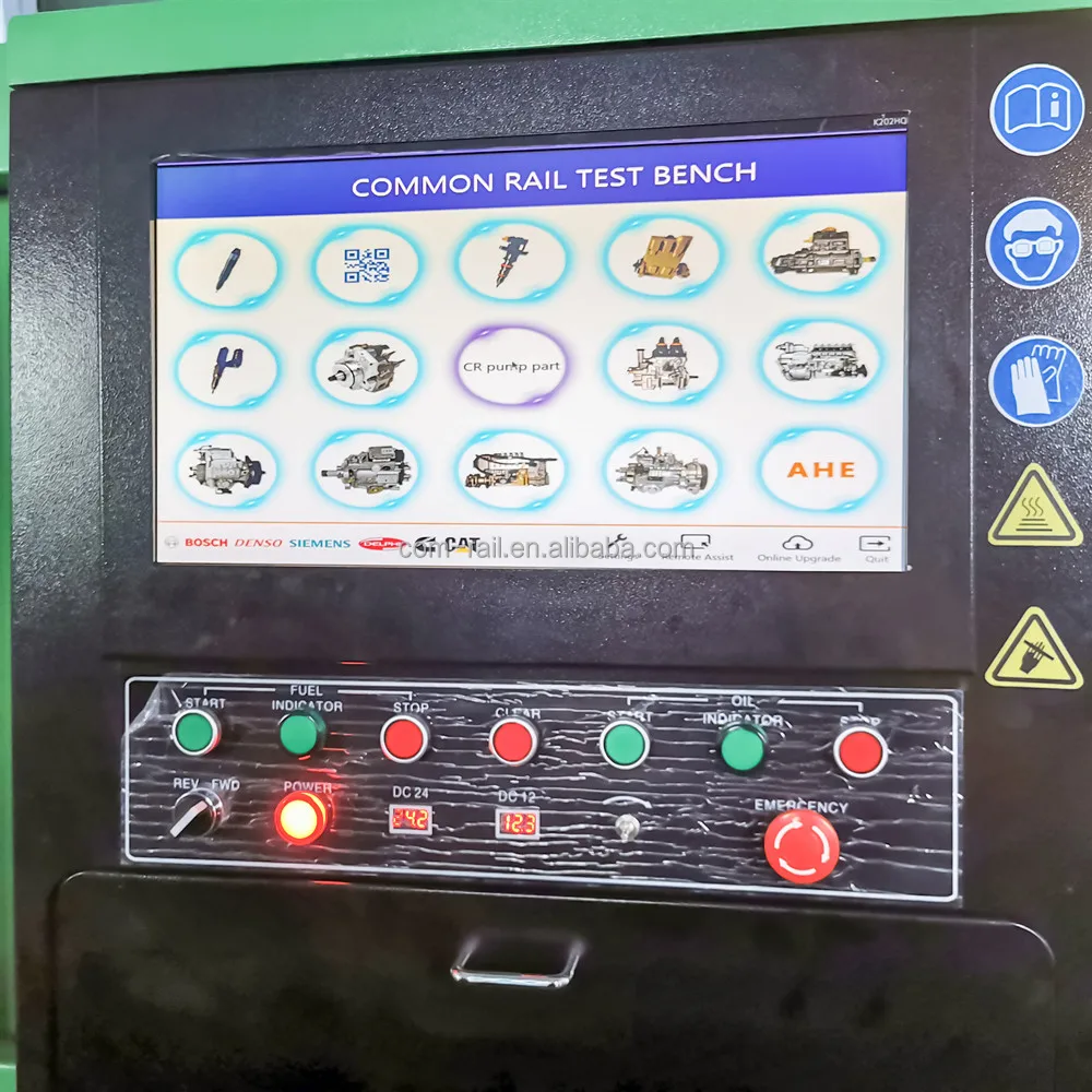 CRS-728C common rail diesel injection pump test bench with EUIEUP HEUI VP37/VP44  function