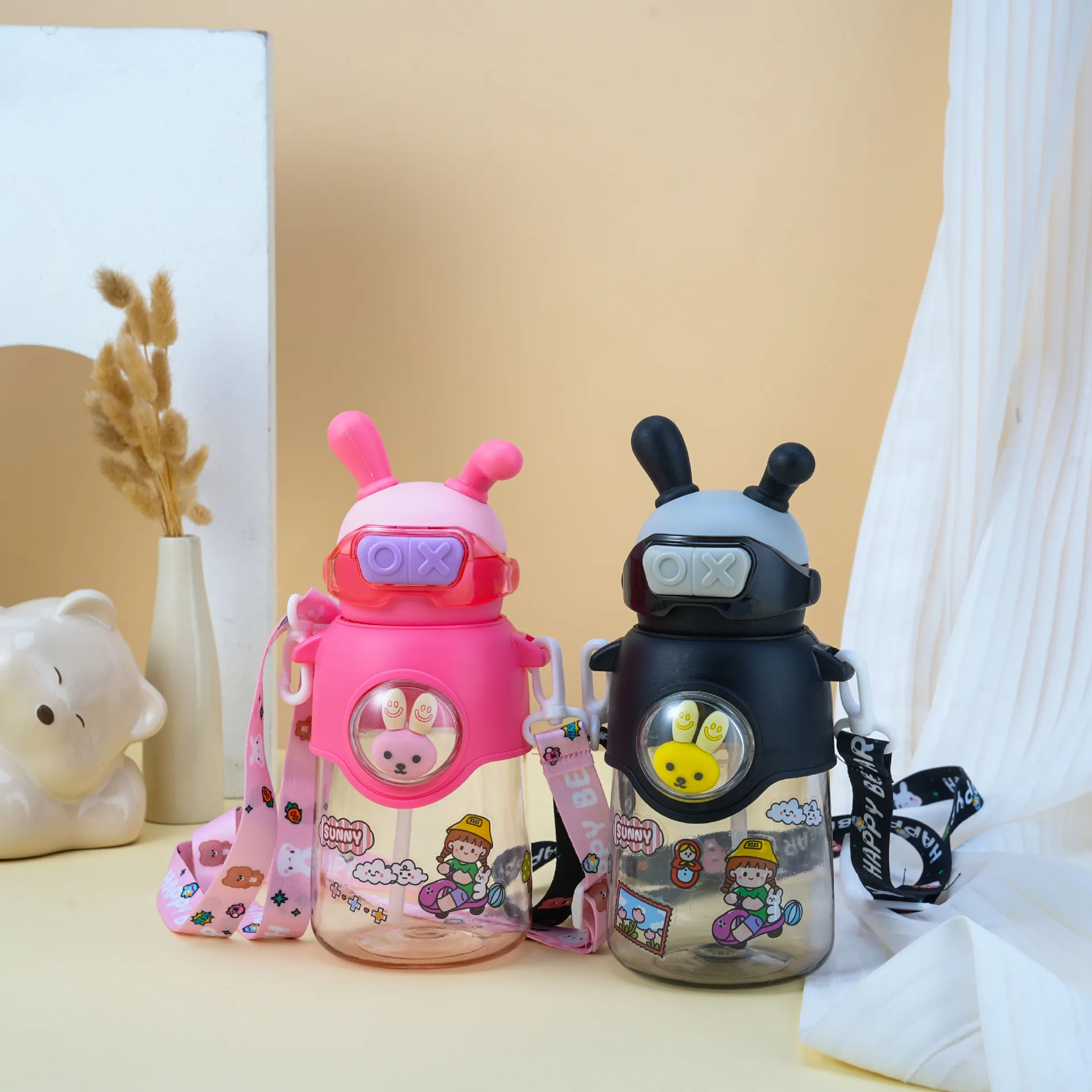 2024 new model  eco-friendly funny nice water bottle for school  kids