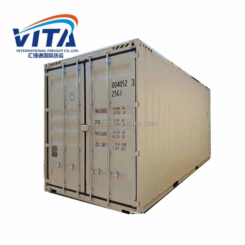 Small Container Ships Dimensions in Meters Portable 20Ft Logistics From Ningbo to Chennai
