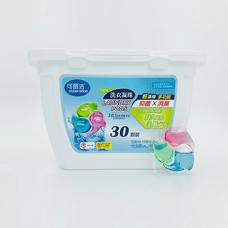 Cleaning Chemicals Household 3 in 1 Laundry  Capsules Decontamination Laundry Pods