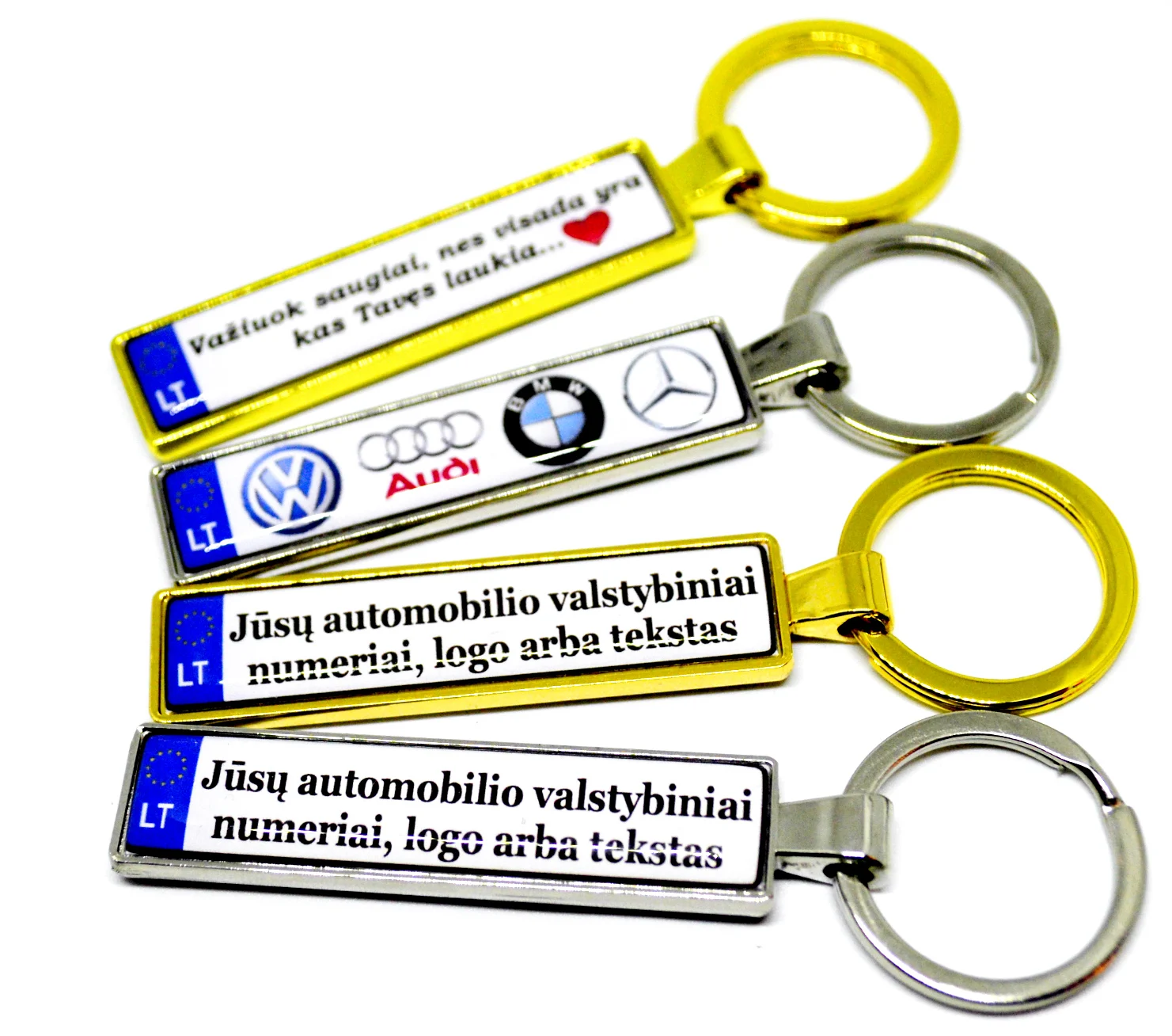2024 NEW DESIGN PROMOTION Russia Blank Car Number KEYCHAIN KEYRING WITH ENGRAVED Metal Epoxy Keychain