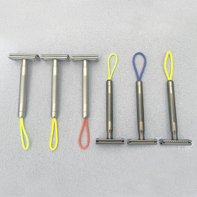 Custom Logo Safety Razor Eco Friendly Metal Straight Razor For Travel Personal Touch Razor