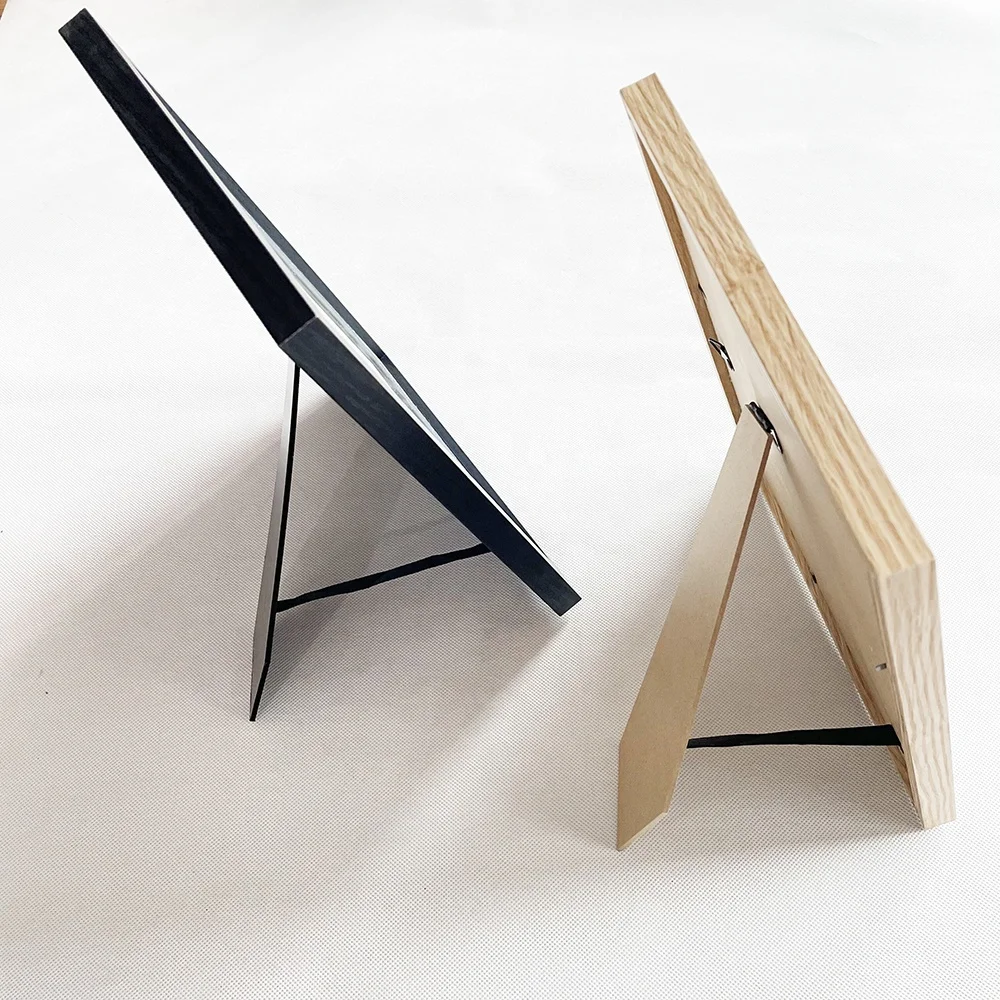 Customized 4x6 and 6x8 MDF Wooden Photo Frame Love Shape with Glass Front Beautiful Personalized Colors for Home Decor