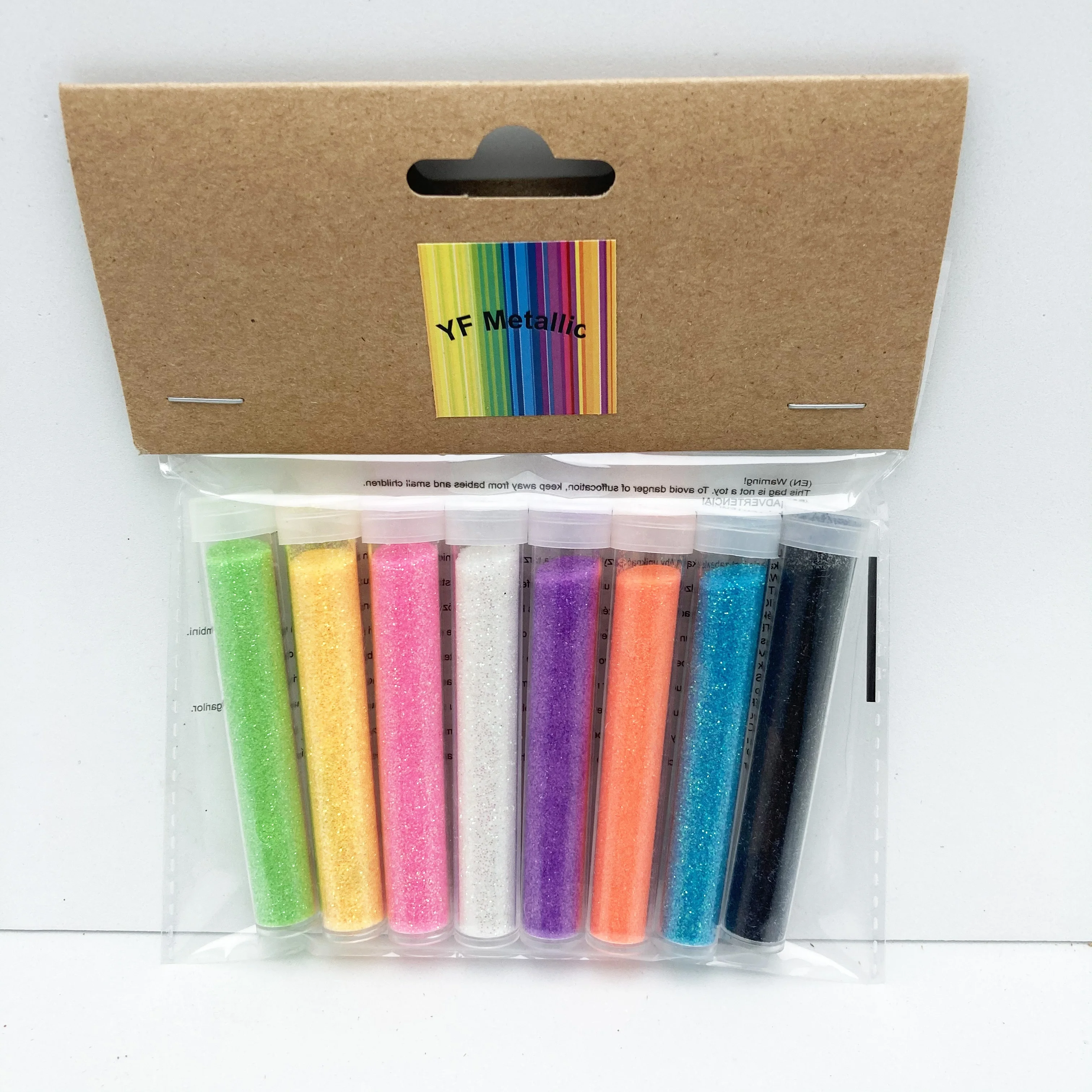 
 8pk 4,5 граммов, неоновые трубки из полиэстера для поделок, шейкеры, банки для поделок своими руками  