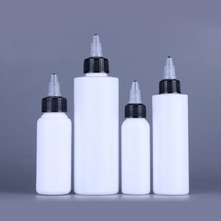 High-quality extrusion applicator packaging bottle with unscrewed dispensing cap dispensing dropper bottle tip plastic bottle