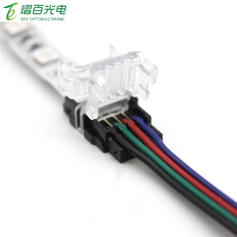 5 шт. 10 2/2/4/5/6pin светодиодные ленты для печатных плат тест-полоски провода одного RGB 3528 5050 Подключение терминала сращивания