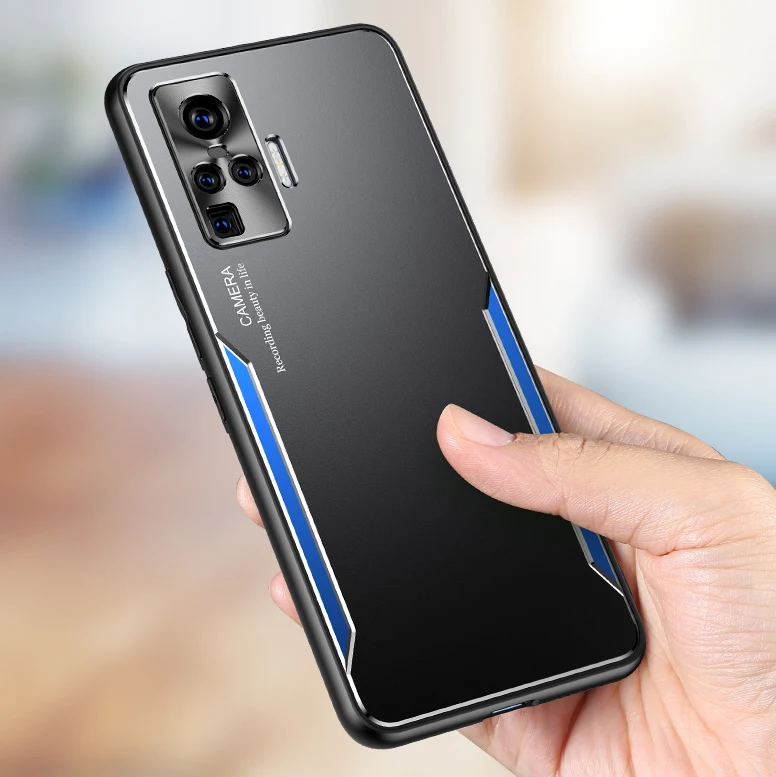 Aluminum Alloy Shell Metal Blade Phone Case ForBack Cover For Samsung A53 5G A51 4G A32 5G  S22ultra S21ultra note 10 Pro