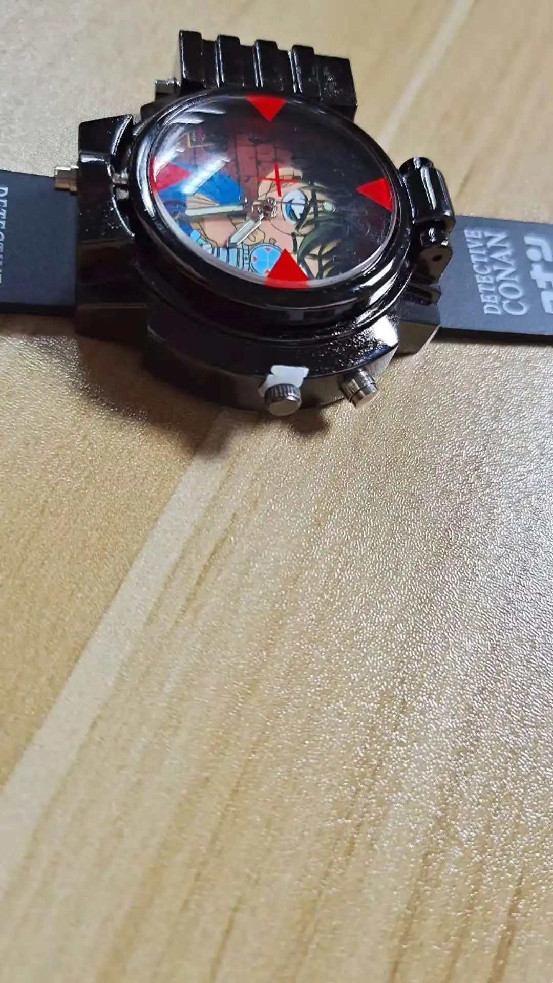 cartoon kid watch laser luminous function kids quartz Factory direct sales lampion watch with magnifying glass