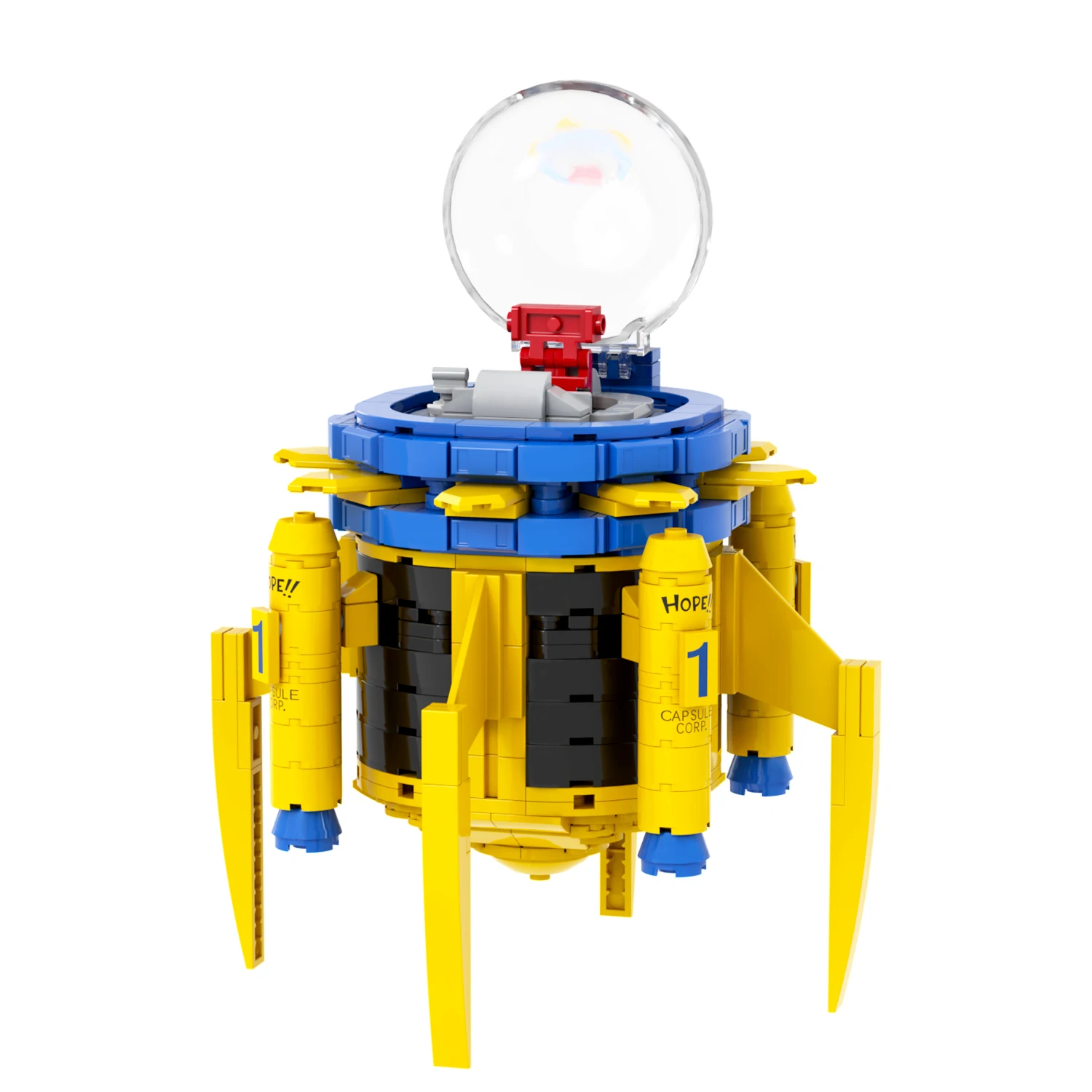 MOC1515 Torankusu Time Machine 475Pcs Bricks Anime Science Fiction Creative Series Assemble DIY Building Blocks Kids Gift Toys