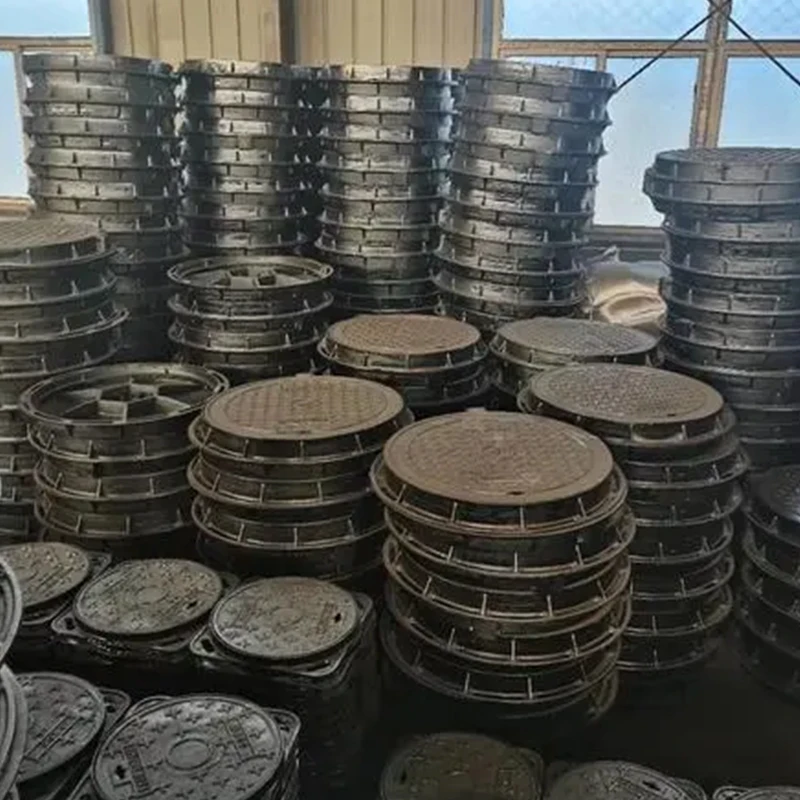 Factory sewer drain gulley FRP SMC round concrete fiberglass composite manhole cover