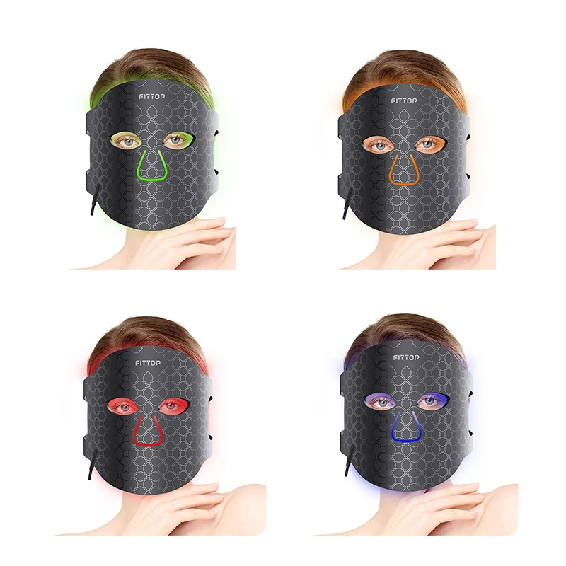 Manufacturer supplies 630 880nm facial led red light therapy mask red infrared 520 590 415nm skin care mask collagen led