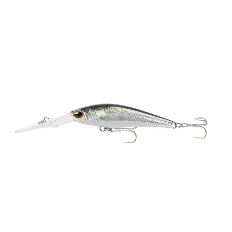 Great Hunting Perch Minnow 9cm 6g Long Lip Deep Diving Minnow Bait Floating Depth 0-2M Swimbait Trout Bass Bait Jerkbait