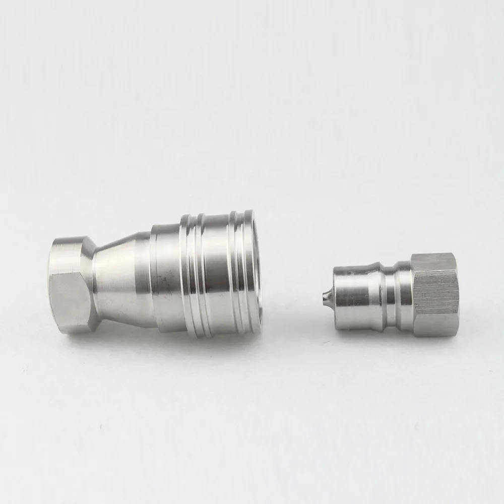 High Pressure KZF Close Type Gas-liquid Stainless Steel Hydraulic Quick Release Coupling