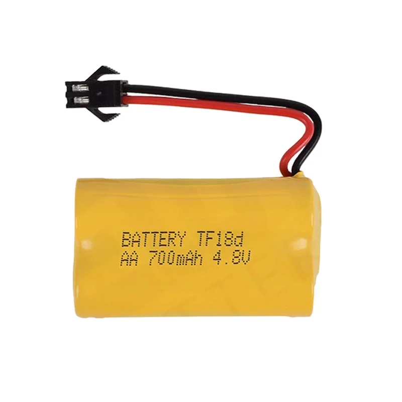 High quality rechargeable NiCd lithium battery AA 700mah 4.8v battery pack for  device