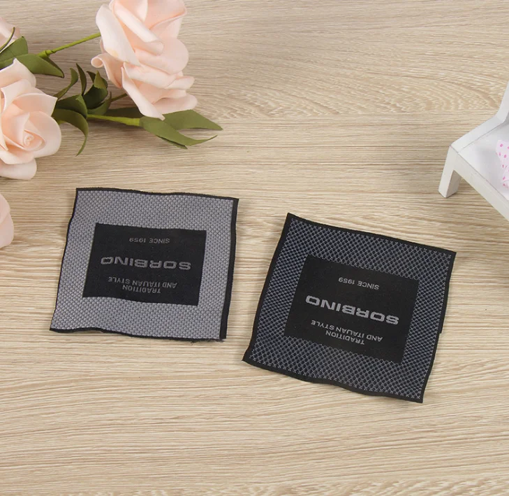Custom Logo Washable Sewing Fabric Woven Labels for Clothes