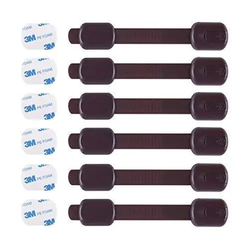 Child Safety Cabinet Proofing - Safe Quick Strap Baby Safety Locks For Furniture Kitchen Ovens Toilet Seats