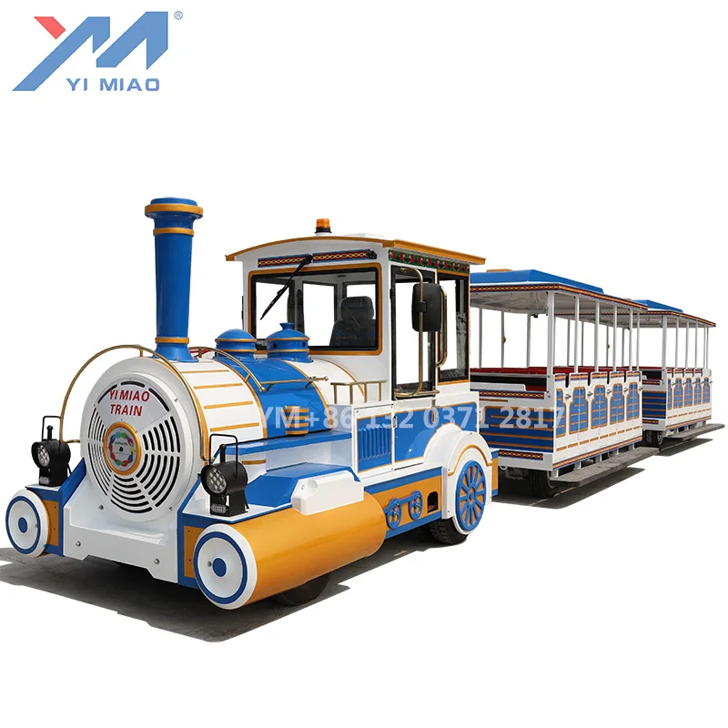 2024 Amusement park cartoon electric mini trackless children train carriage