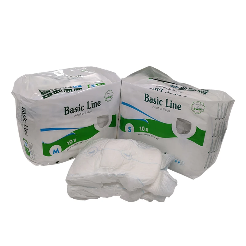 Wholesale Price  Hot Selling Hospital Disposable Ultra Thick Comfort Adult Panties Diapers OEM Customized China Nateen