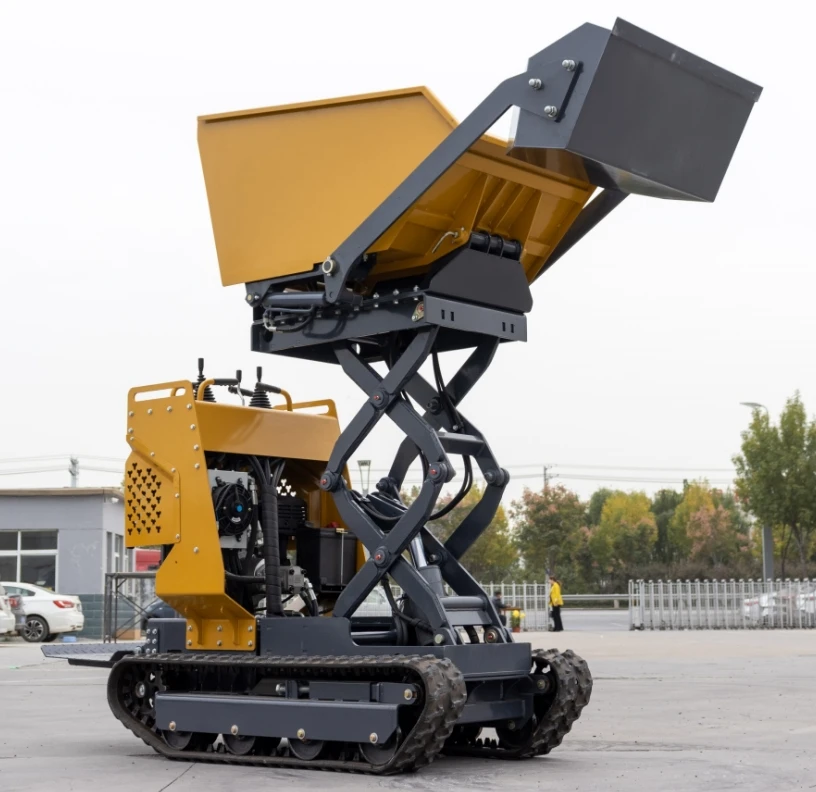 self loading dumper new design 600kg 1t small mini high level micro small mini dumper with CE EPA for